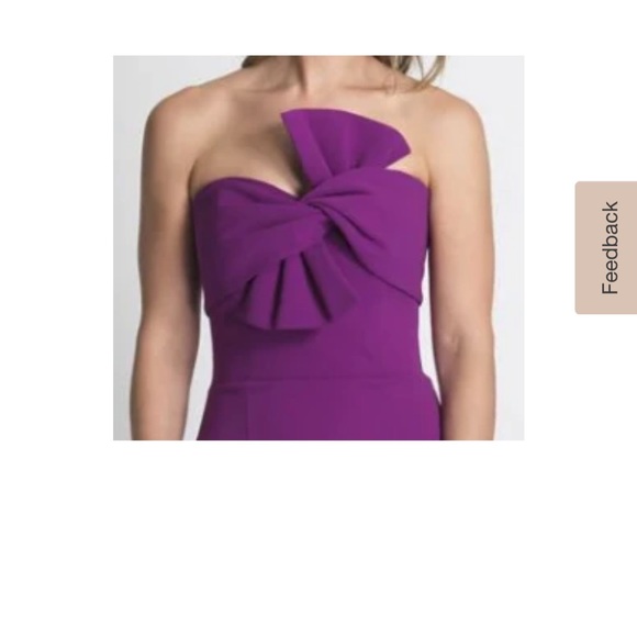 Lucian Matis Designer strapless Bow Tie Front Gown emerald green - Picture 8 of 11